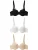 Next BH  beige / zwart / wit