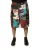 Patchwork Shorts Multicolor Stijl