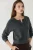 Ronde hals knoop cardigan