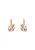 faina Oorbellen  goud / pink
