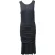 Mouwloze, geplooide midi-jurk van Diane Von Furstenberg in zwarte viscose.