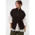 VERO MODA CURVE Plus Size gebreid vest met wol – donkerbruin
