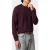 Calvin Klein Ls Snowy Tech Knit Crewneck Passion Plum