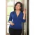 Dianne travel blouse in kobalt blauw