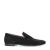 Manfield suède loafers zwart