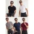 TRENDYOL MAN Heren Meerkleurig Effen 5-pack Kort Slim fit T-shirts