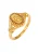ELLI Ring ‘Oval Marienbild’  goud