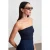Strapless Slim-fit Jersey Blouse