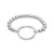 Luxenter armband afgewerkt in rhodium – Korat