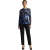 Ted Baker Dames-T-shirt met bloemenprint en doorschijnende stof (Blauw)