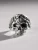 REYTEL Ring ‘SKULL IN A WREATH’  zilver