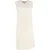 Celine mouwloze midi-jurk met vier zakken in crèmekleurige viscose
