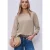 Street One Dames Shirt in effen kleur in Beige