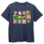 Disney Jongens Toy Story Karakter Vierkantjes T-shirt (Marineblauw)