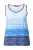 Ulla Popken Top  ultramarine blauw / lichtblauw / petrol