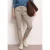 Street One Dames Slim legs broek in een lichtgewicht stof in Beige