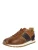 La Martina Sneakers laag ‘TODI’  cognac / donkerbruin / zwart