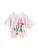 Next Shirt  donkergroen / rosa / lichtroze / rood
