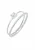 ELLI Ring  zilver / transparant