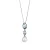Orphelia ‘Lylou’ Dames 925 Sterling Zilveren Ketting met Hanger – Zilver ZH-7498