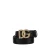 Dolce & Gabbana Zwart Kalfsleren Bos Taurus Reguliere Riem