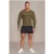 Gold’s Gym Greg – Men’s Fitted Compression Longsleeve Olive