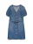 VERO MODA Blousejurk ‘VMJanet’  blauw denim