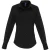 Premier Dames/Dames Popeline Stretch Shirt Met Lange Mouwen (Zwart)