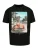Mister Tee Shirt ‘Havana Vibe’  sand / lichtblauw / kaki / roestrood
