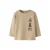 NAME IT MINI longsleeve met backprint – lichtbruin