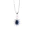 Ketting “Sapphire” zilveren sieraden 925 – Kate