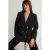 TRENDYOLMİLLA Dames Zwart Gestreept Lang, Oversized Blazers