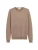 GOBI Cashmere Trui ‘Women’s Essential Cashmere Crewneck Sweater’  donkerbeige