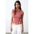 MANGO TEEN peplum top roze