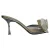 Magda Butrym Flower Plexi Slide Sandal Heels in White PVC