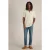 White Stuff Jacquard Stripe Polo White Multi