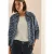 Bedrukte blouse met rits