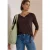 Shirt met split in de hals, in tuniekstijl