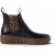 Tamaris dames zwarte leren Chelsea enkellaarzen – 25403-43