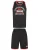 LONSDALE Trainingspak ‘Pewsey’  knalrood / zwart / wit