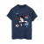 Disney Dames/Dames Mickey Mouse Team Mickey Voetbal Katoenen Vriendje T-shirt (Marineblauw)