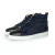 Christian Louboutin blauwe geweven hoge sneakers
