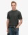 Superdry Mannen T-shirt met Borstzak en Contrasterend Stiksel Zwart