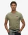 Superdry Mannen Essential T-shirt van Biologisch Katoen met Logo Groen