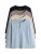 The Set Shirt  beige / navy / lichtblauw / cappuccino