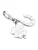 Giorgio Martello Milano Hangers  zilver / transparant