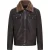 Heren Zwart Trucker Shirt Leren Jack – Tornio