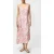 French Connection Donna Asymmetric Dress Strawberry Shake M
