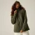 Regatta Frankie fleece met doorlopende rits voor dames (Donkere Khaki)