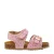 Develab leren sandalen roze